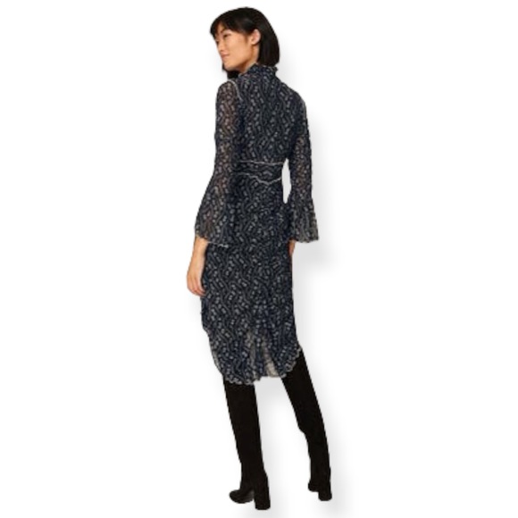 Anna Sui Posies Mesh Dress Size Medium - Picture 4 of 15